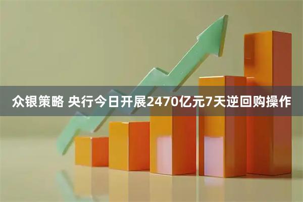 众银策略 央行今日开展2470亿元7天逆回购操作